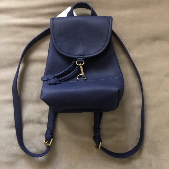Street Level Handbags - Street Level Mini Backpack Purse Blue